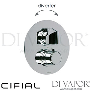 Cifial 600021SY Techno 65 Concealed Thermostatic Shower Valve 2 Outlets Spare Parts